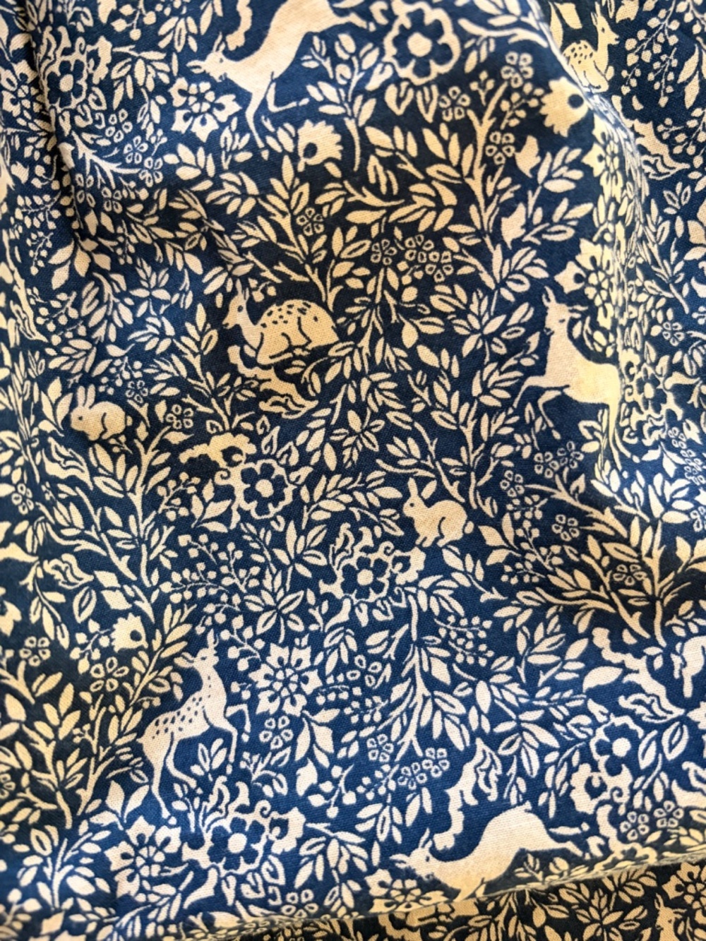 Doen Amoret top in Blue Prancing Fawn - Picture 3 of 6